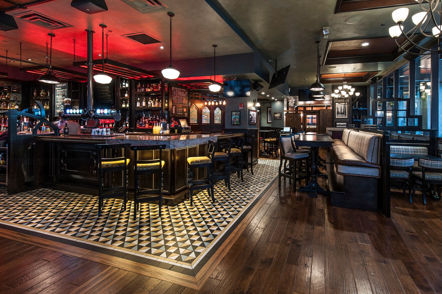 Fadó Irish Pub designed and built by the Irish Pub Company and McNally Design