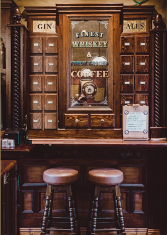 Wall Cabinet Design and manufacture by the irish pub company